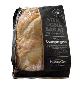 Bageri La Lorraine Bâtard Champagne Stenugnsbakat Surdegsbröd