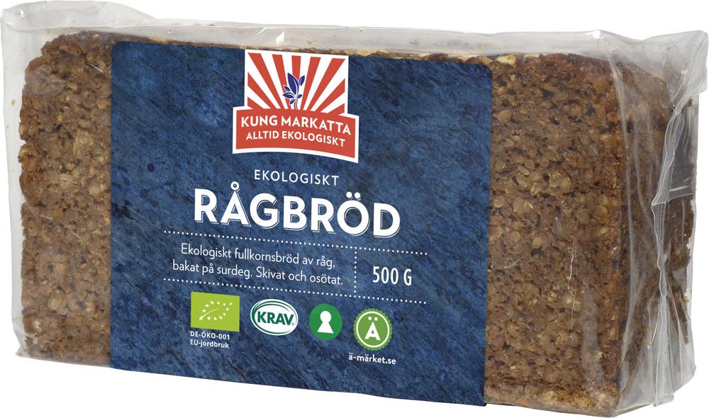 Kung Markatta Rågbröd Skivat EKO/KRAV