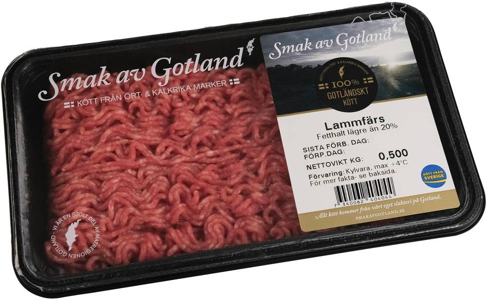 Smak av Gotland Lammfärs 20%