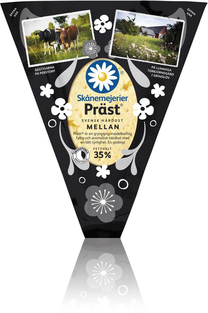 Skånemejerier Präst Mellan 35% ca