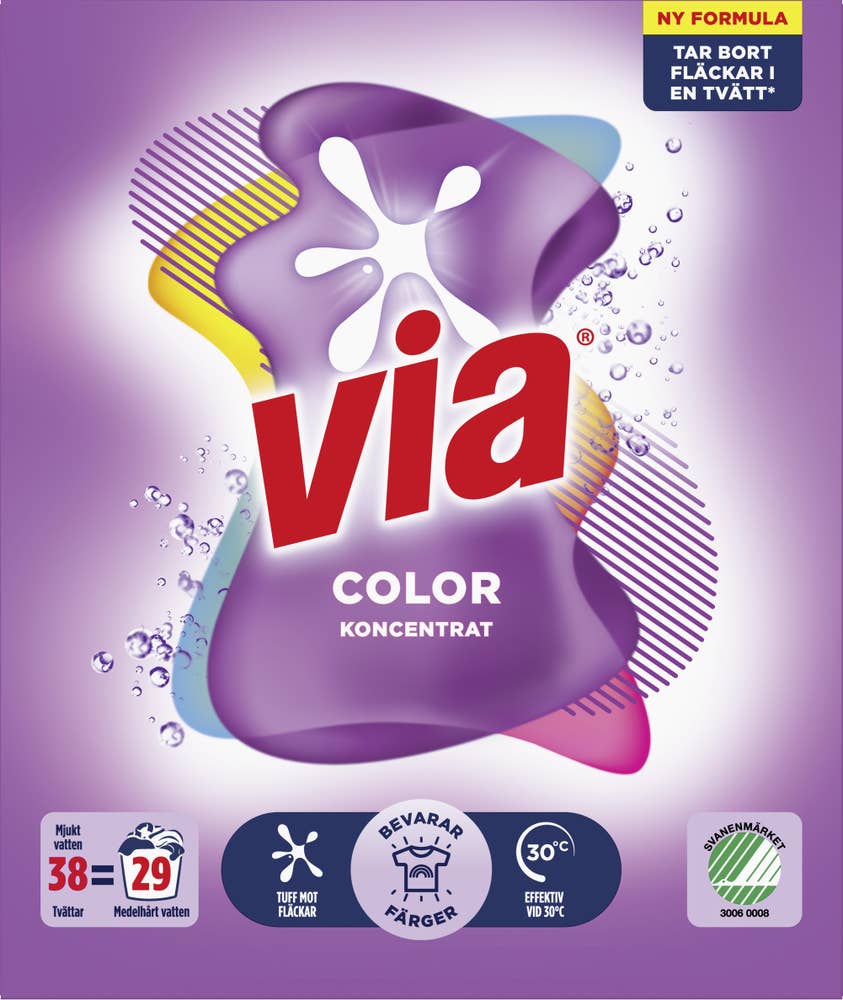 Via Tvättmedel Color