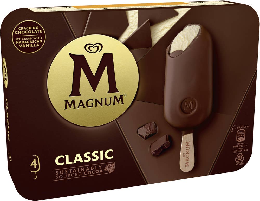 Magnum Glasspinnar Classic 4-p