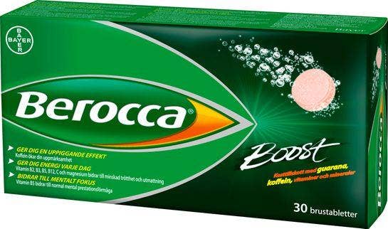 Berocca Boost Acerola, Brustabletter, 30 st