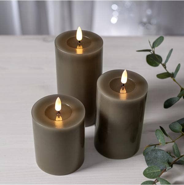 Star Trading Blockljus LED Flamme Flow Mullvad 12x7,5cm