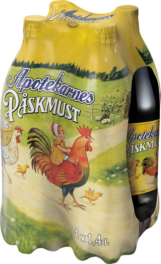 Apotekarnes Påskmust 4x140cl