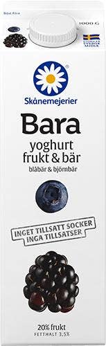 Skånemejerier Bara Yoghurt Blåbär & Björnbär 3,5%