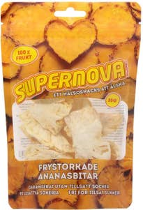 Supernova Freeze Frystorkade Ananasbitar