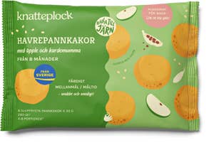 Knatteplock Havrepannkakor Äpple & Kardemumma Fryst