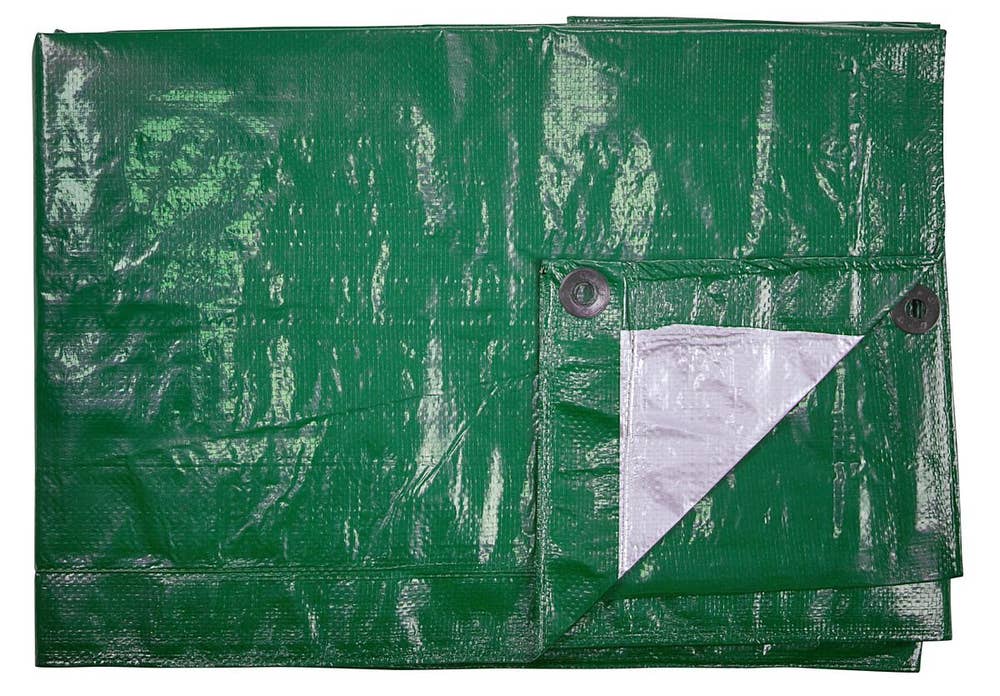 Clas Ohlson Presenning 5,3x9,3M Grön/Silver Clas Ohlson