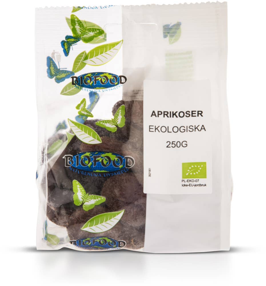 Ej sorterad Aprikoser Eko Bio food