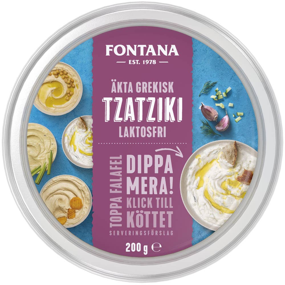 Fontana Tzatziki Laktosfri