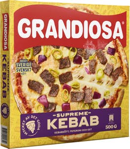 Grandiosa Pizza Supreme Kebab XL Fryst