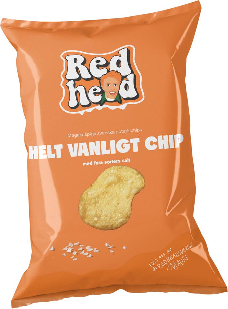 Redhead Potatischips Salt