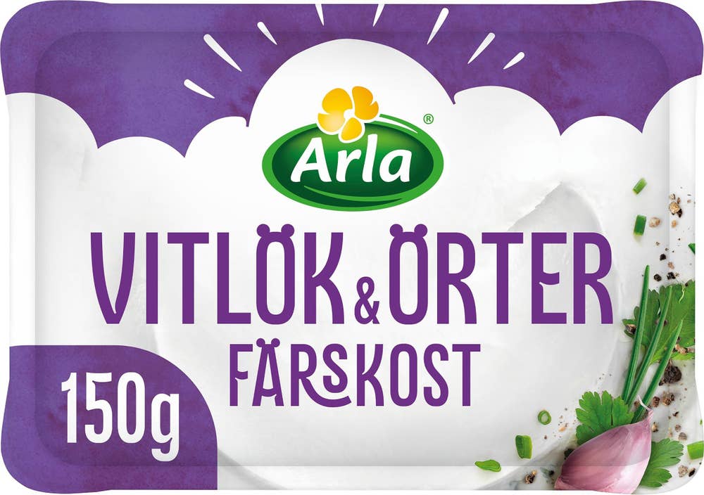 Arla® Färskost Vitlök & Örter 24%