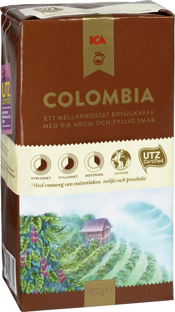 Ej sorterad Kaffe Brygg Colombia Ica