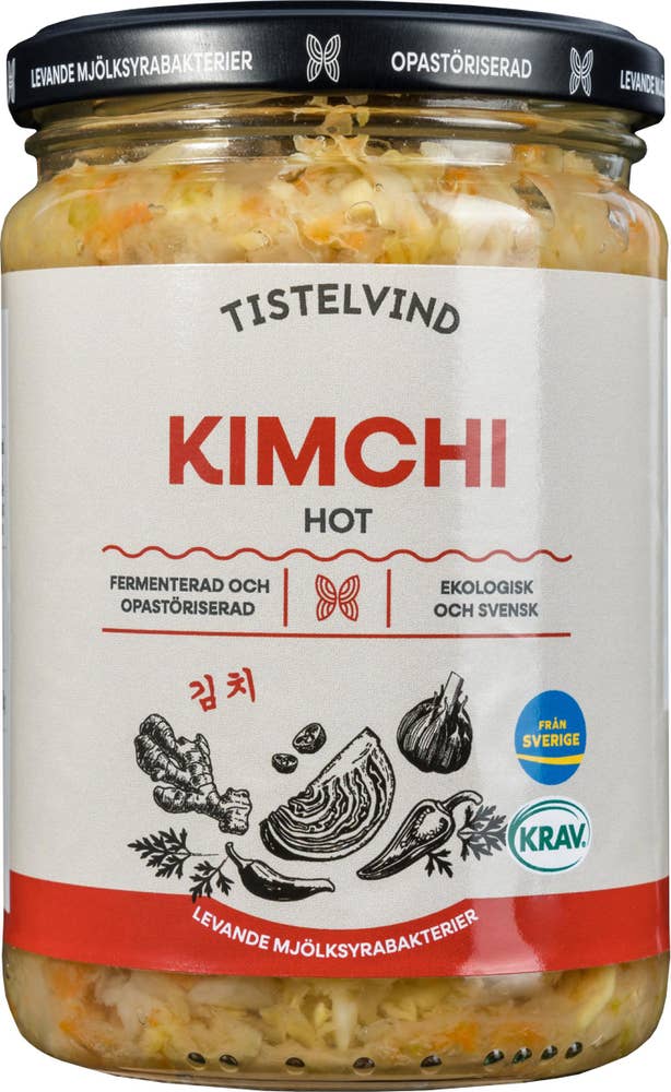 Tistelvind Kimchi Hot EKO/KRAV