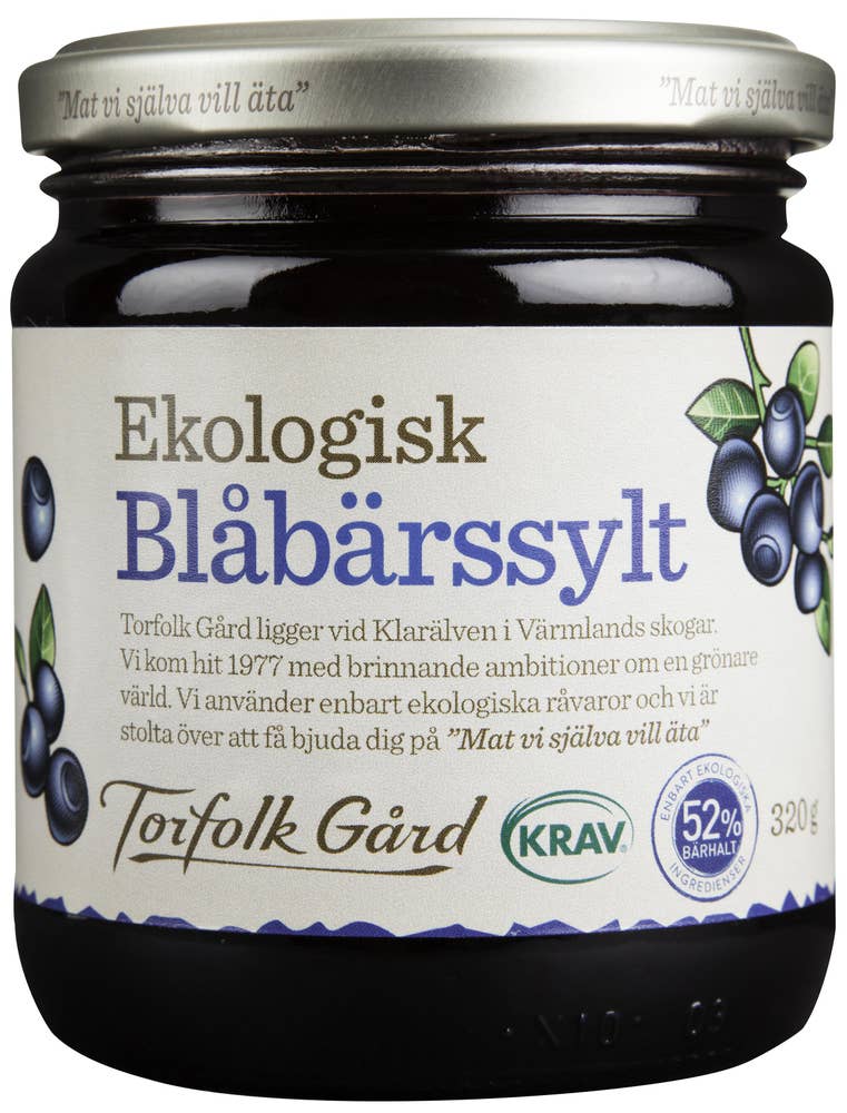 Torfolk Gård Sylt Blåbär EKO/KRAV