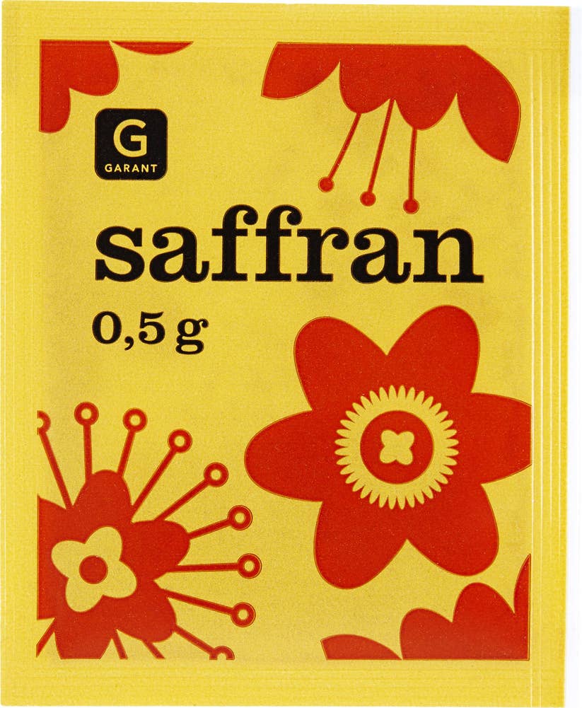 Ej sorterad Saffran påse Garant
