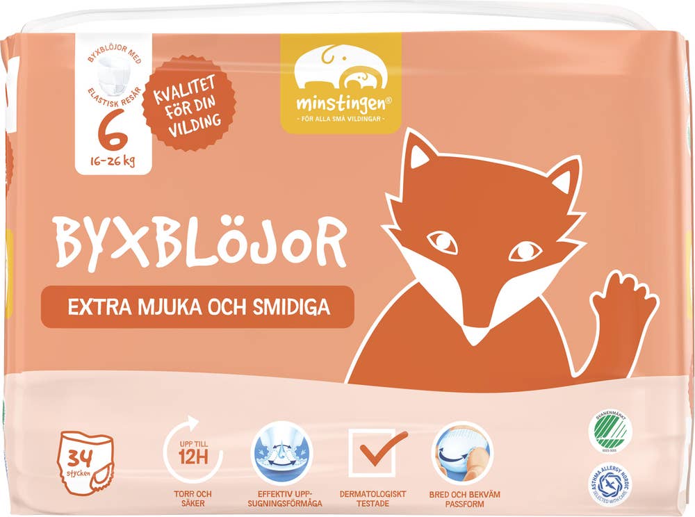 Minstingen Byxblöjor 6 16-26kg