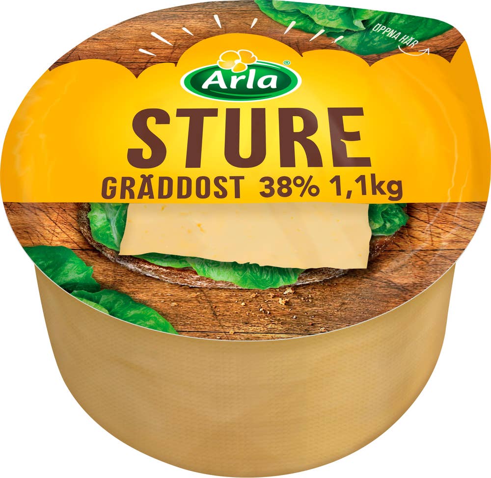 Arla® Gräddost Sture 38%