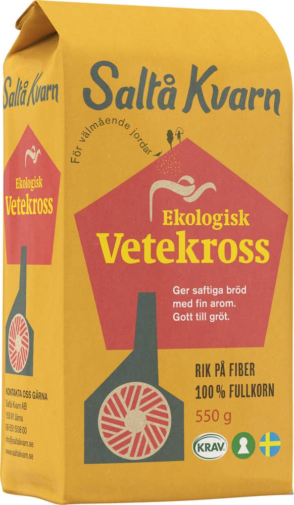 Saltå Kvarn Vetekross EKO/KRAV 550g Saltå Kvarn
