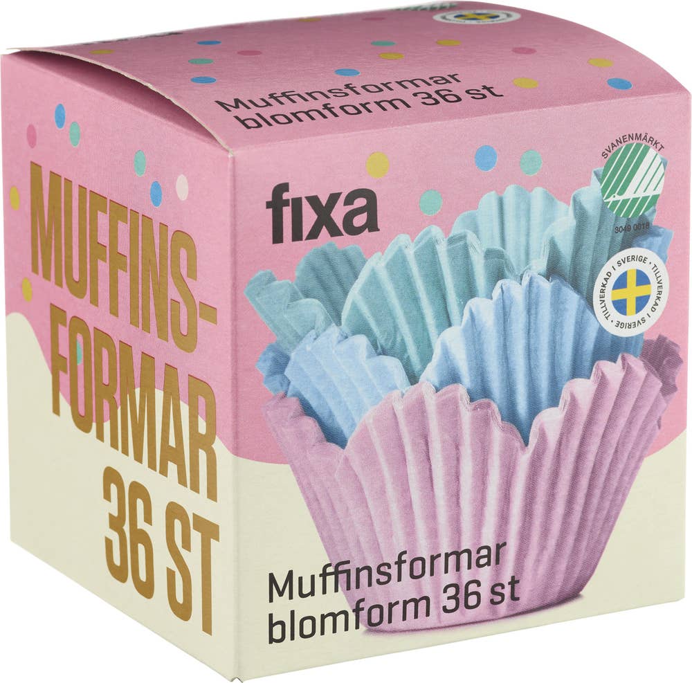 Fixa Muffinsformar Blomma