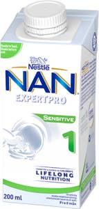 NESTLÉ NAN Expertpro Sensitive 1 Drickfärdig Modersmjölksersättning