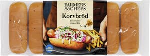 Farmers & Chefs Korvbröd med Rostad Lök 6-p