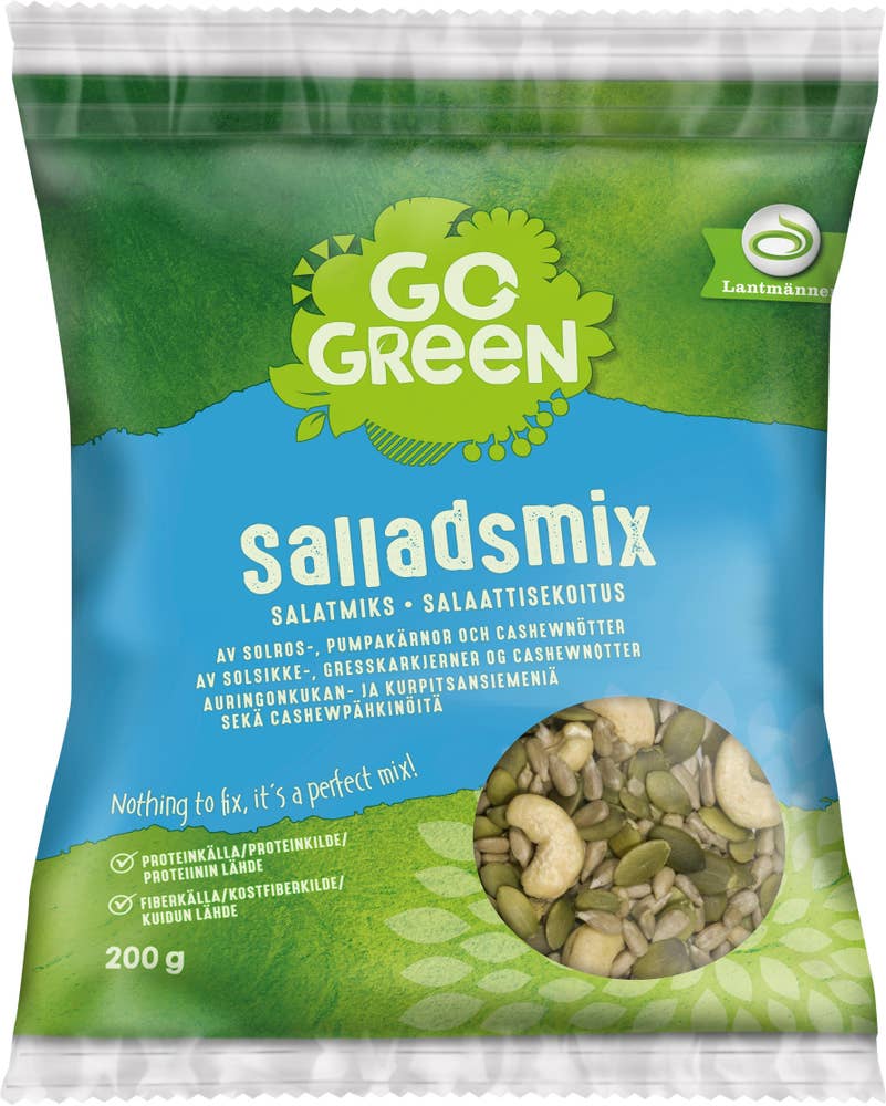 GoGreen Salladmix Pum Solrosfrön Gogreen
