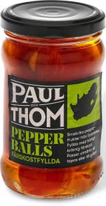 PAUL och THOM Pepperballs Färskostfyllda 280g