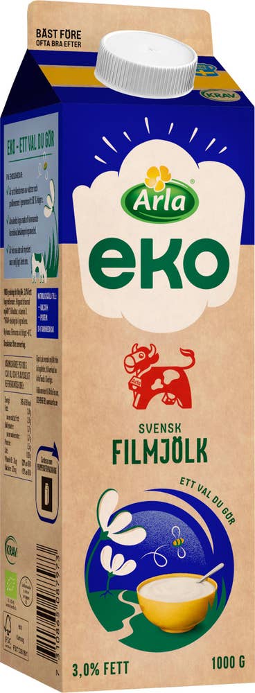 Arla Ko® Filmjölk 3% EKO/KRAV
