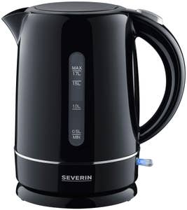 Severin Vattenkokare Svart 1,7L