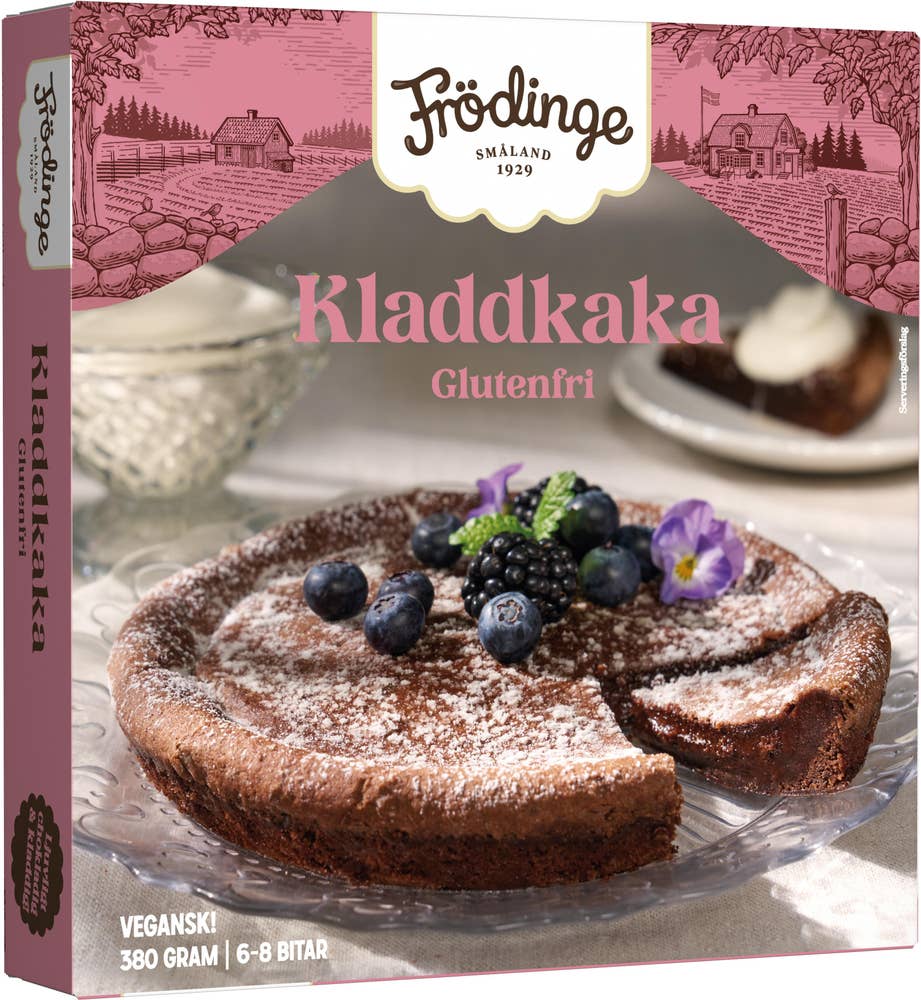 Frödinge Kladdkaka Glutenfri Vegansk Fryst
