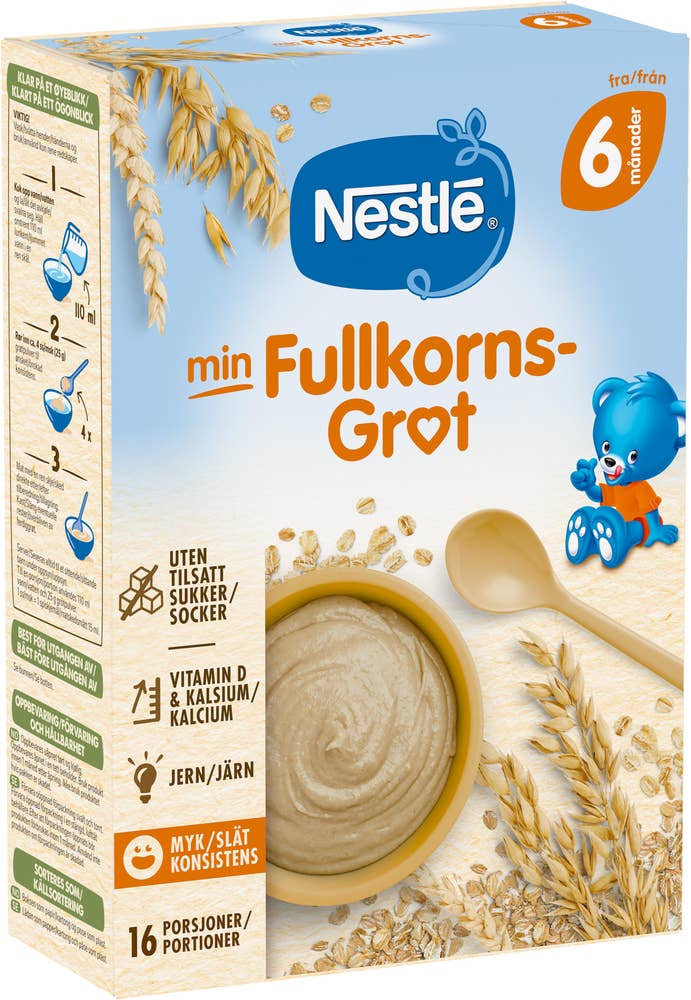 Nestlé Fullkornsgröt 6M