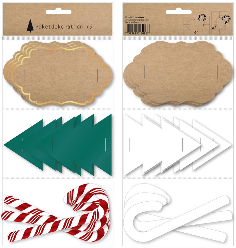 Hedlundgruppen Paketdekoration DIY 9-p Hedlund