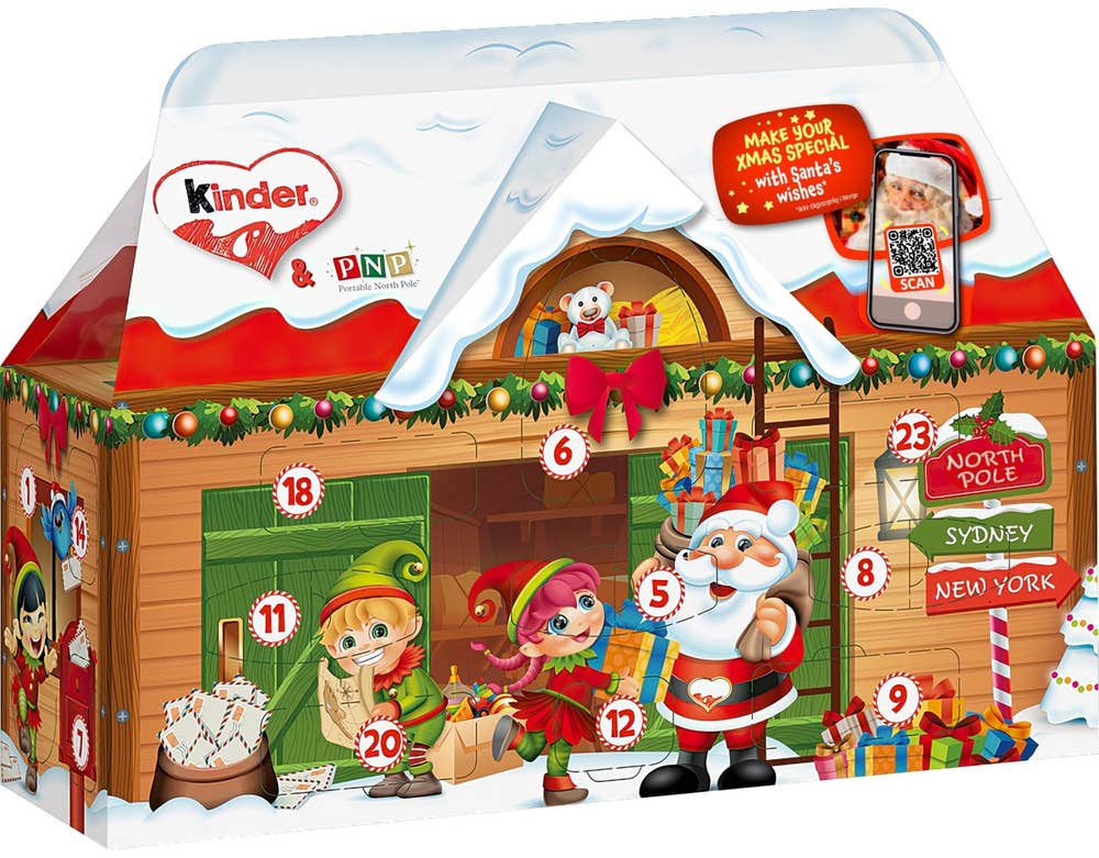 Kinder Adventskalender Hus