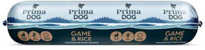 PrimaDog Våtfoder Köttkorv Vilt & Ris
