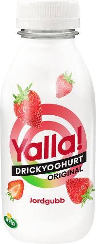 Yalla® Drickyoghurt Jordgubb 0,5%