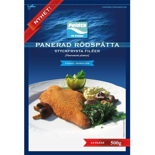 Feldts Panerad Rödspättafilé MSC Fryst