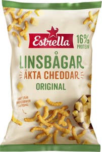 Estrella Linsbågar Äkta Cheddar 125g