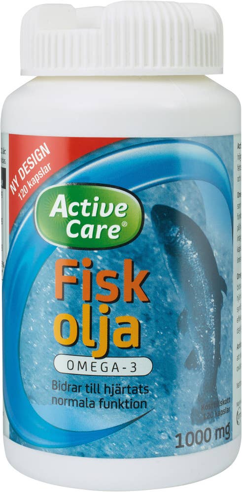 Active Care Fiskolja + E-vitamin 120-p Active Care