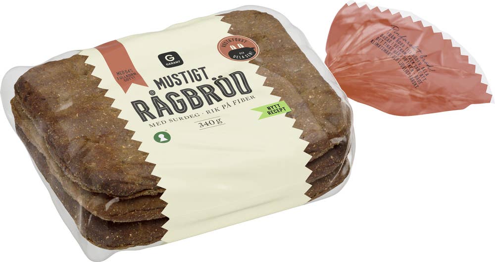 Garant Rågbröd Mustigt