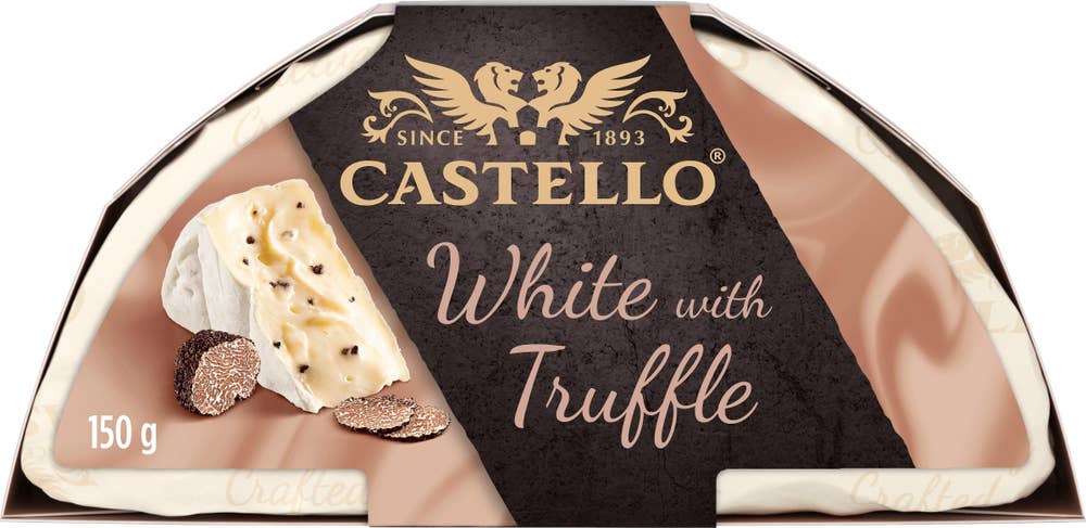 Castello® Vitmögelost med Tryffel 38%