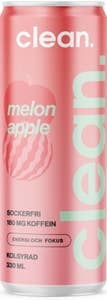 Clean drink Energidryck Melon Äpple Sockerfri