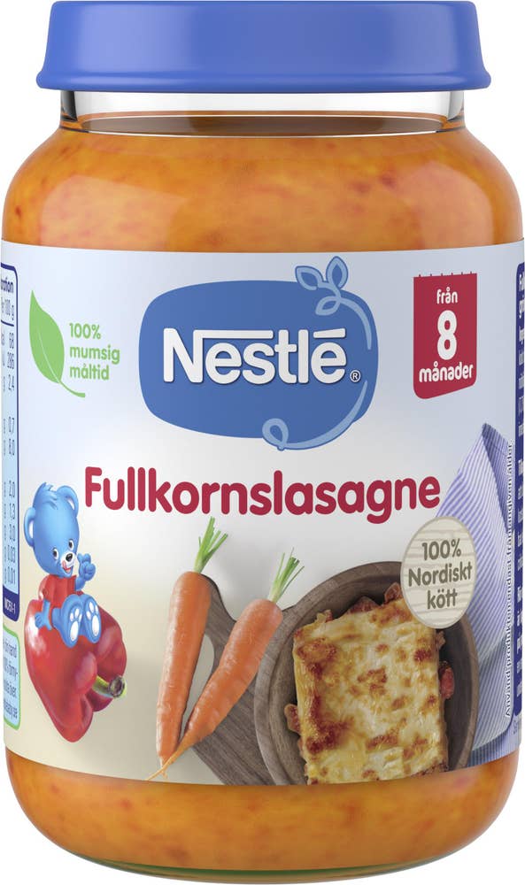 Nestlé Mild Fullkornslasagne 8M