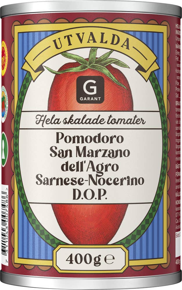 Garant Hela Skalade Tomater San Marzano
