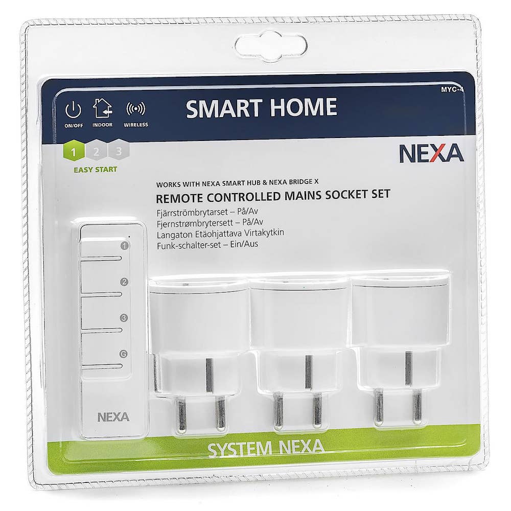 Nexa Fjärrströmbrytare 3-p Nexa