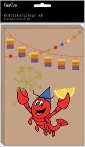 Hedlundgruppen Kräftskalspåse 15x10x22cm