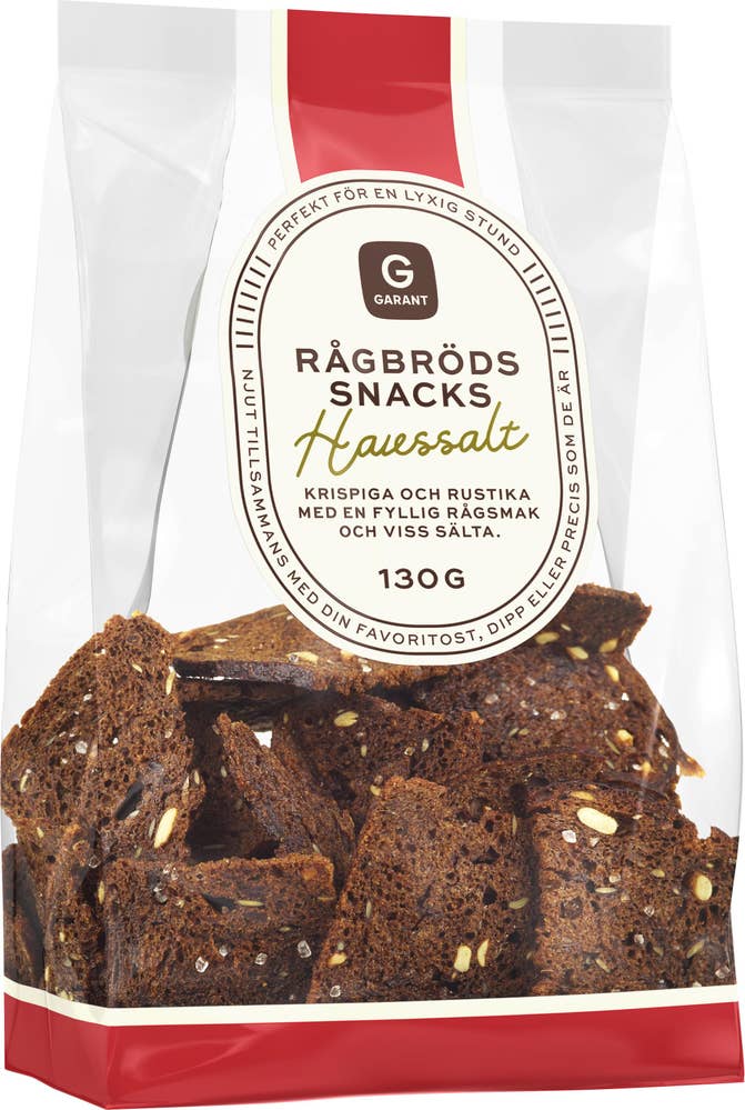 Garant Rågbrödssnacks Havssalt