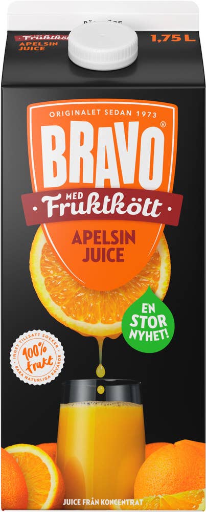 Bravo Apelsinjuice med Fruktkött 1,75L Bravo